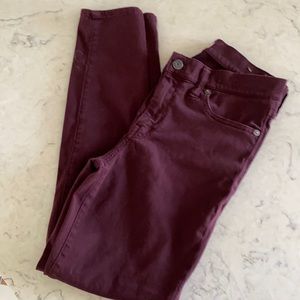 30% OFF ANY 3 ITEMS - 
Madewell 9” high rise jeans - burgundy